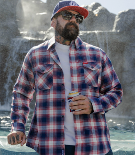 Picture of M - SHIRT VINT FLANNEL PLAID G-SD